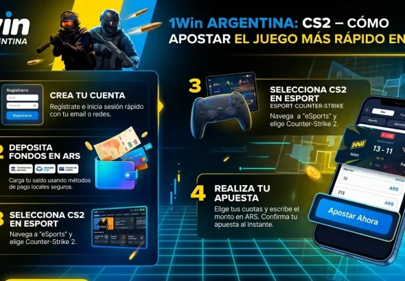 1Win Argentina: CS2 — Cómo Apostar el Juego Más Rápido del Sportsbook en ARS