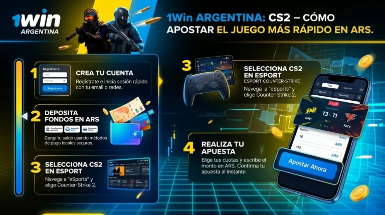 1Win Argentina: CS2 — Cómo Apostar el Juego Más Rápido del Sportsbook en ARS