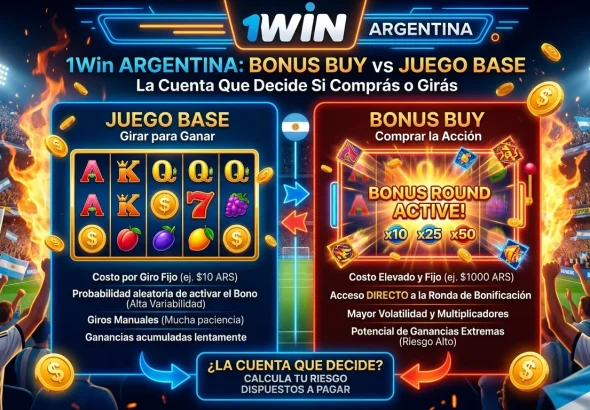 1Win Argentina: Bonus Buy vs Juego Base — La Cuenta Que Decide Si Comprás o Girás