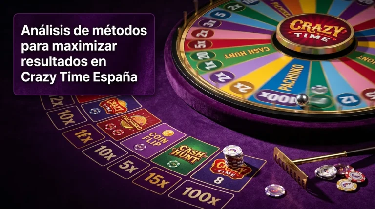 Análisis de métodos para maximizar resultados en Crazy Time España