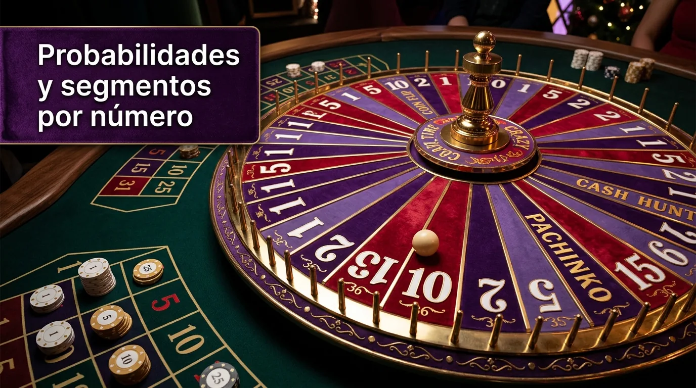 Probabilidades y segmentos por número